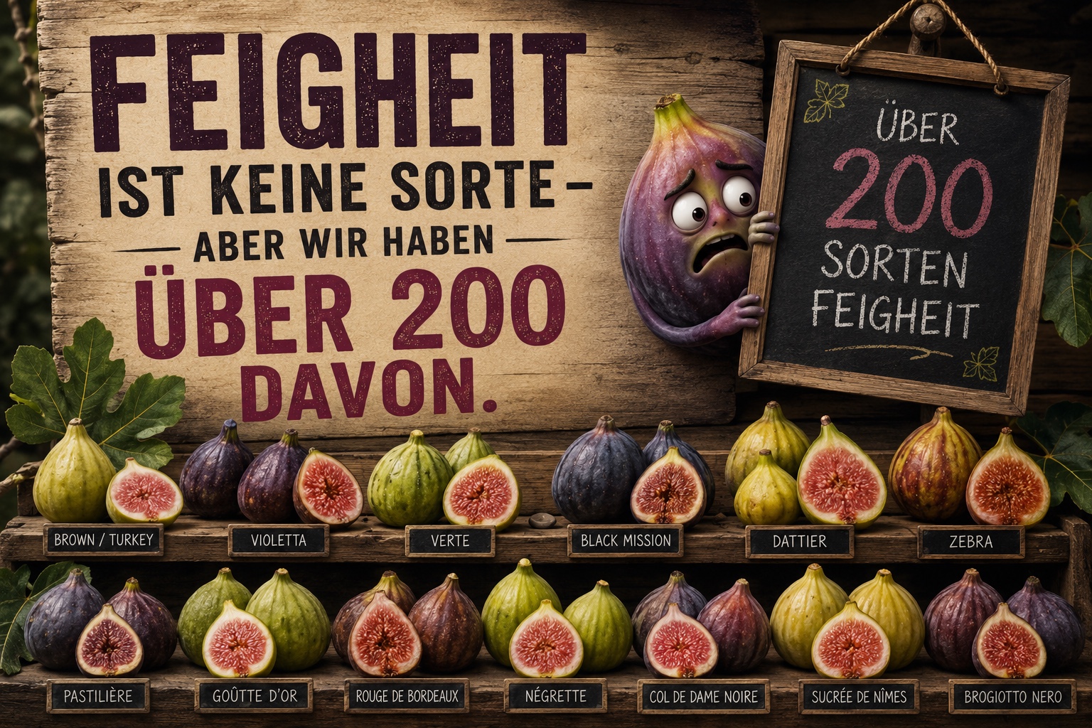 Über 200 Feigensorten: Ein Blick in die Sammlung 1 Ueber 200 Sorten
